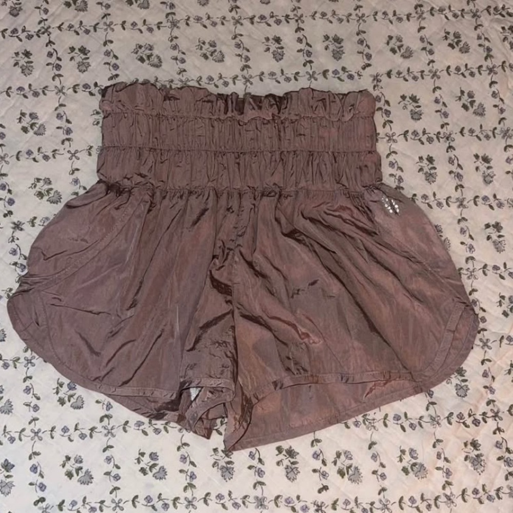 Free People High Waist Mauve Shorts